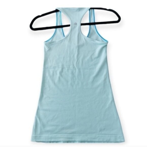 Lululemon  Racer Back Aqua Blue Tank Top - Picture 2 of 8